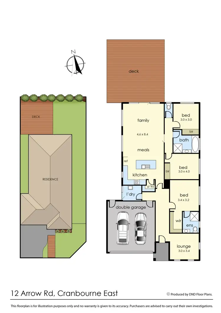 Floorplan of Homely house listing, 12 Arrow Road, Cranbourne East VIC 3977