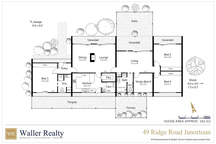 Floorplan of Homely house listing, 49 Ridge Road, Junortoun VIC 3551