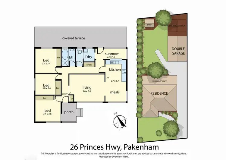 Floorplan of Homely house listing, 26 Princes Highway, Pakenham VIC 3810
