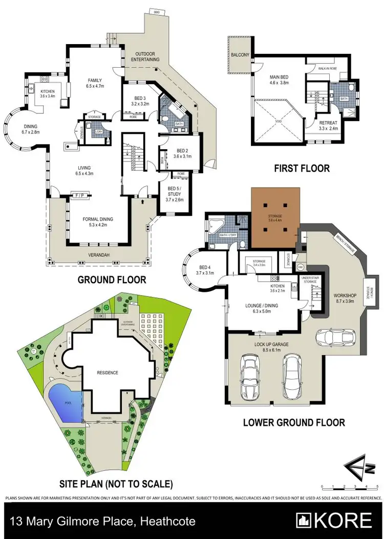 Floorplan of Homely house listing, 13 Mary Gilmore Place, Heathcote NSW 2233