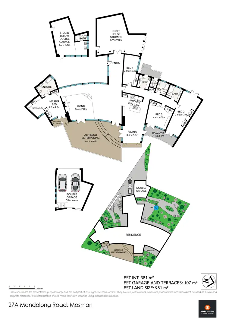 Floorplan of Homely house listing, 27a Mandolong Road, Mosman NSW 2088