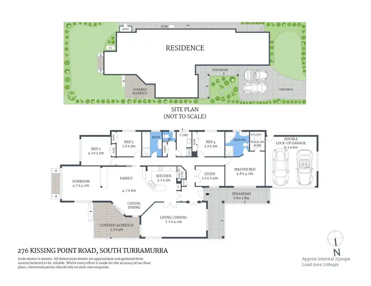 Floorplan of Homely house listing, 276 Kissing Point Road, Turramurra NSW 2074