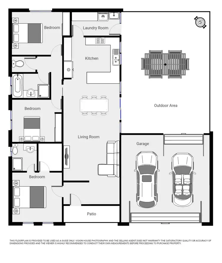 Floorplan of Homely house listing, 3/8 John Monash Boulevard, Mildura VIC 3500