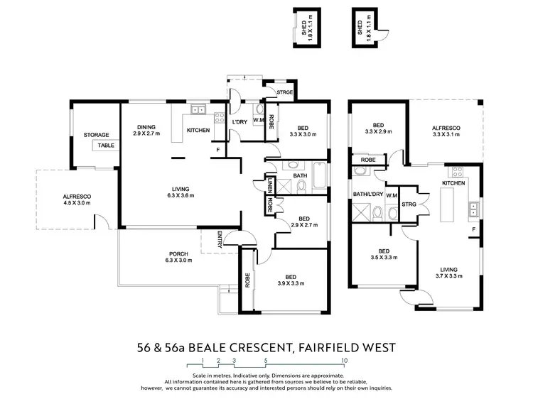 Floorplan of Homely house listing, 56 Beale Crescent, Fairfield West NSW 2165