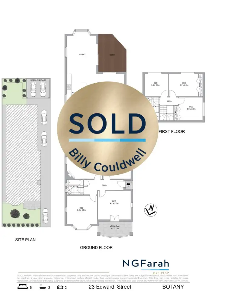 Floorplan of Homely house listing, 23 Edward Street, Botany NSW 2019