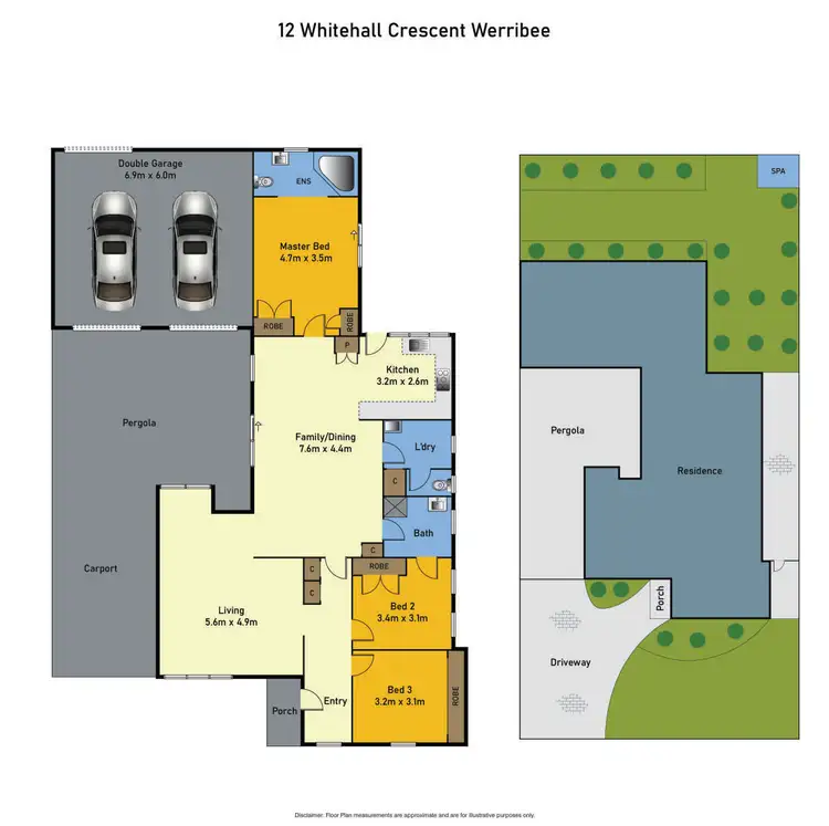 Floorplan of Homely house listing, 12 Whitehall Crescent, Werribee VIC 3030