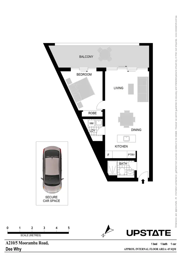Floorplan of Homely apartment listing, A210/5 Mooramba Road, Dee Why NSW 2099