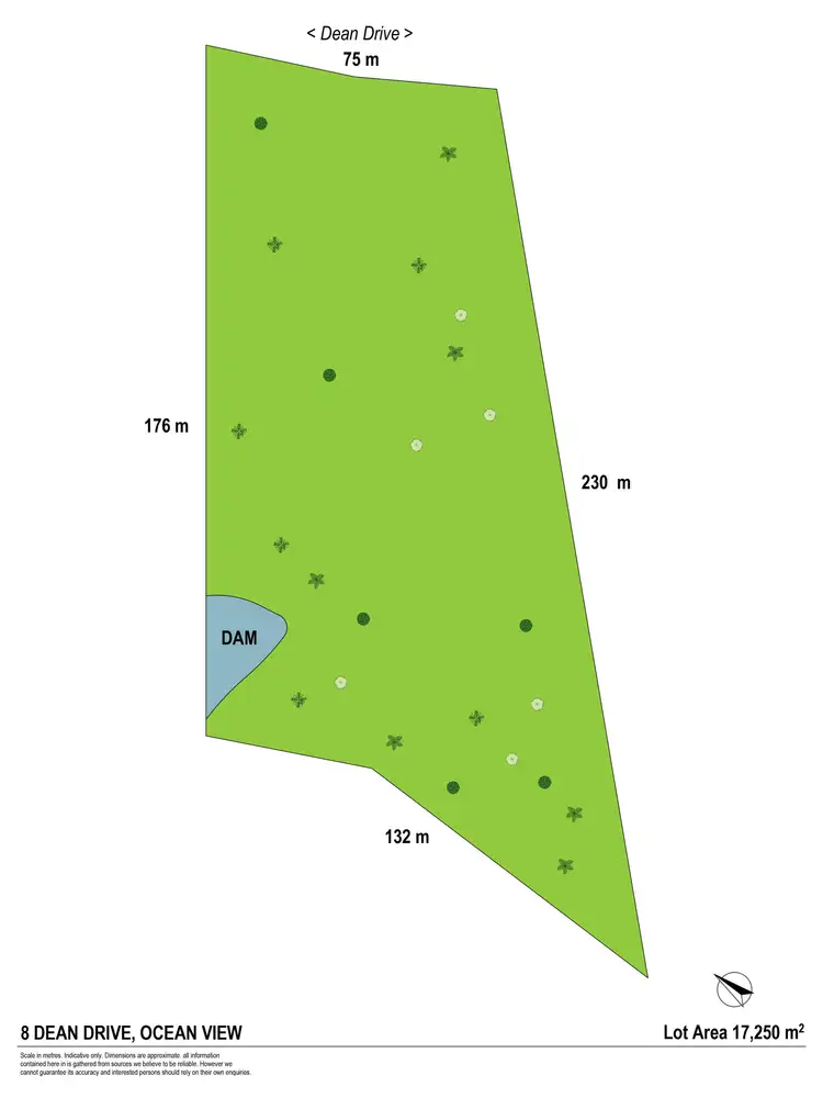 Floorplan of Homely land listing, 8 Dean Drive, Ocean View QLD 4521