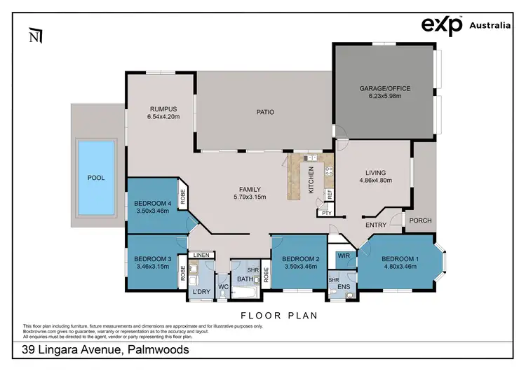 Floorplan of Homely house listing, 39 Lingara Avenue, Palmwoods QLD 4555