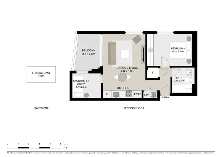 Floorplan of Homely apartment listing, 212/3 Dunning Avenue, Rosebery NSW 2018