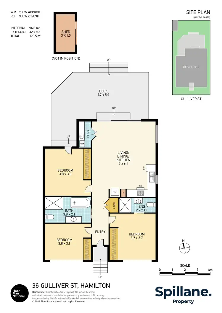 Floorplan of Homely house listing, 36 Gulliver Street, Hamilton NSW 2303