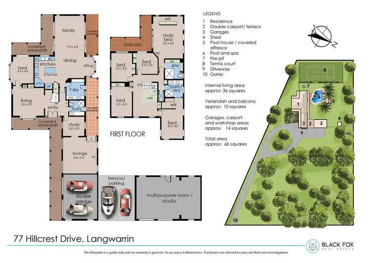 Floorplan of Homely rural property listing, 77 Hillcrest Drive, Langwarrin VIC 3910