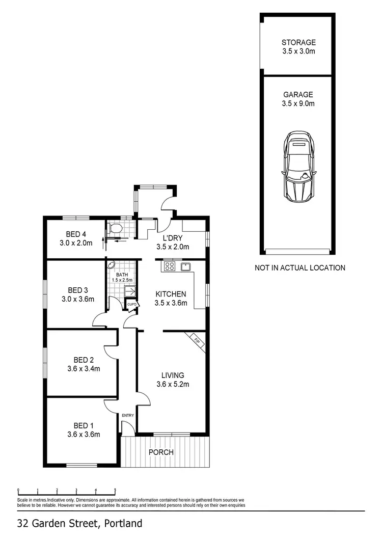 Floorplan of Homely house listing, 32 Garden Street, Portland VIC 3305