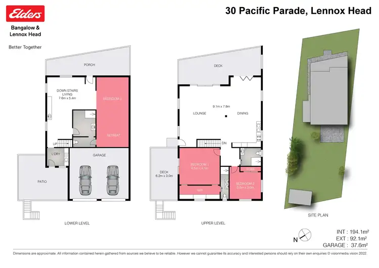 Floorplan of Homely house listing, 30 Pacific Parade, Lennox Head NSW 2478