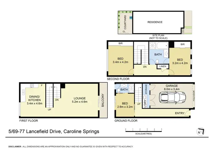 Floorplan of Homely townhouse listing, 15/69-77 Lancefield Drive, Caroline Springs VIC 3023