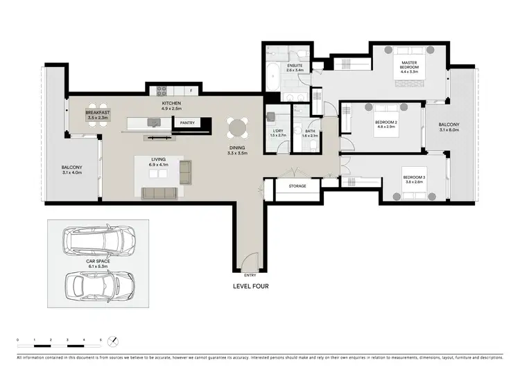 Floorplan of Homely apartment listing, 402/19 Hickson Road, Walsh Bay NSW 2000