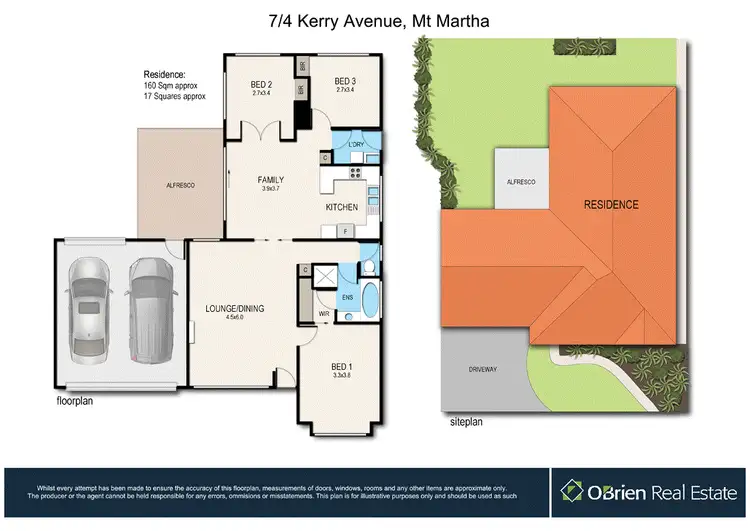 Floorplan of Homely townhouse listing, 7/4 Kerry Avenue, Mount Martha VIC 3934