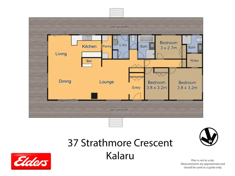 Floorplan of Homely house listing, 37 Strathmore Crescent, Kalaru NSW 2550