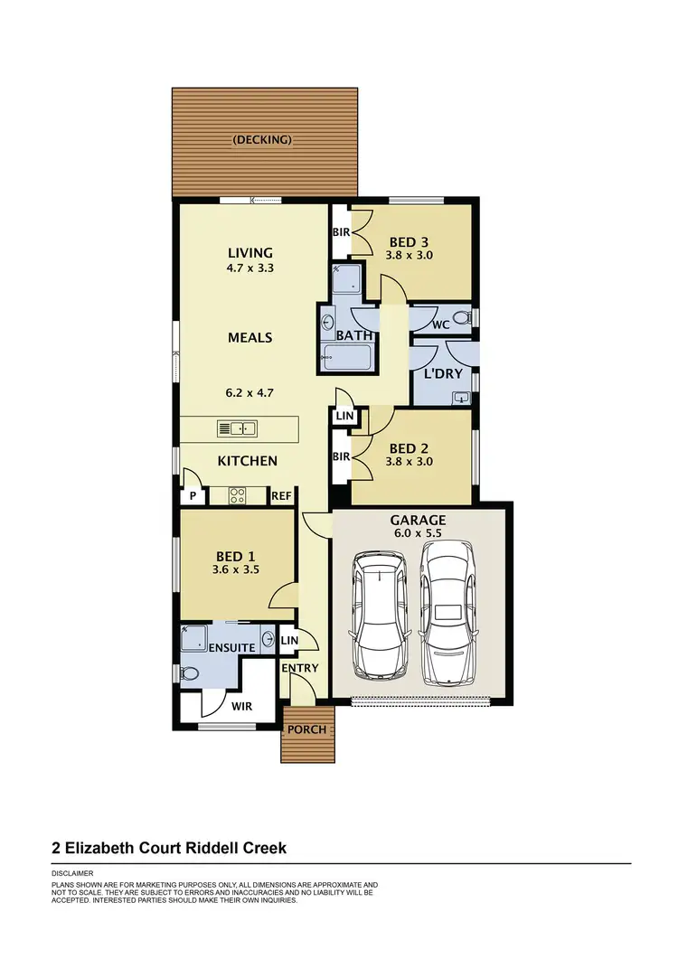 Floorplan of Homely house listing, 2 Elizabeth Court, Riddells Creek VIC 3431