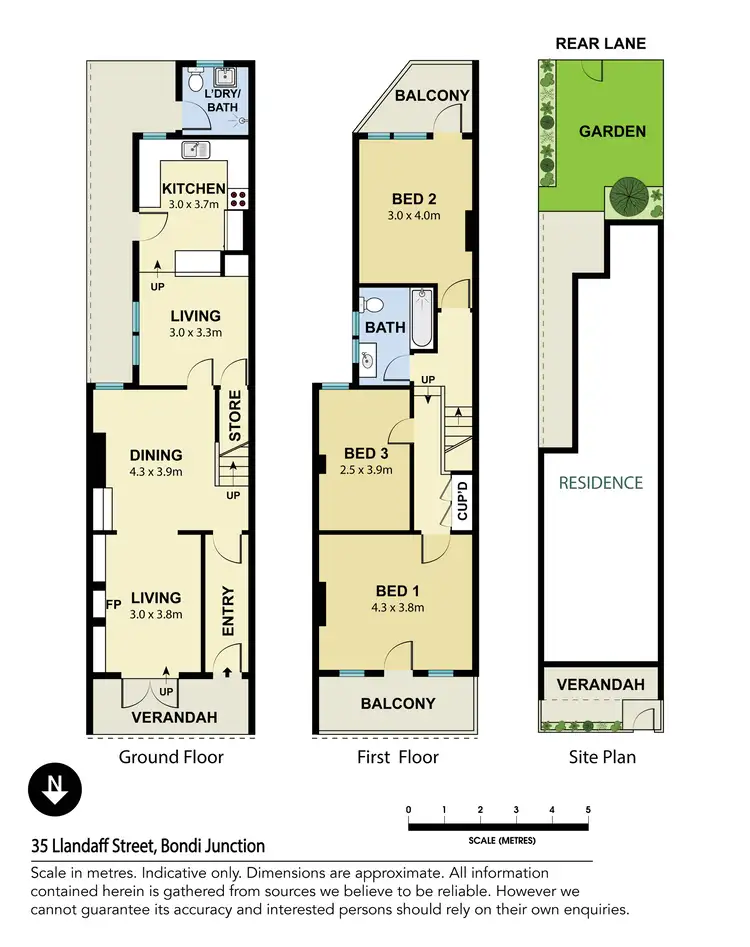 Floorplan of Homely house listing, 35 Llandaff Street, Bondi Junction NSW 2022