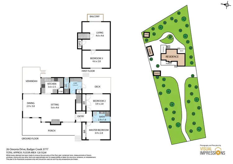Floorplan of Homely house listing, 26 Omonia Drive, Badger Creek VIC 3777