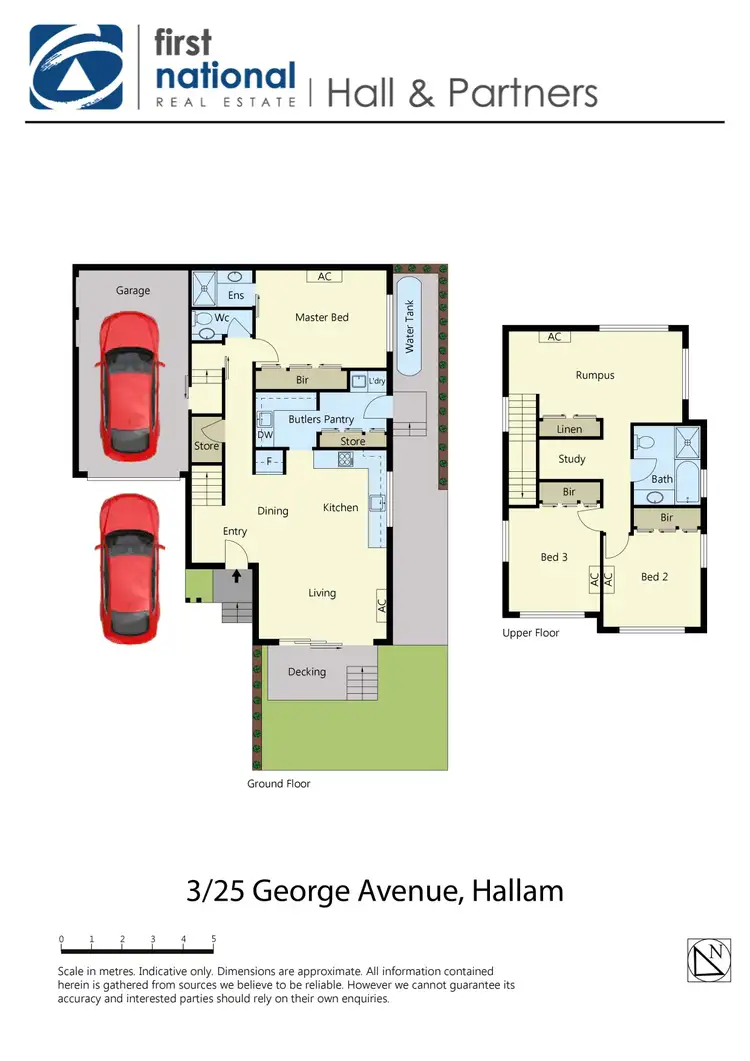 Floorplan of Homely townhouse listing, 3/25 George Avenue, Hallam VIC 3803