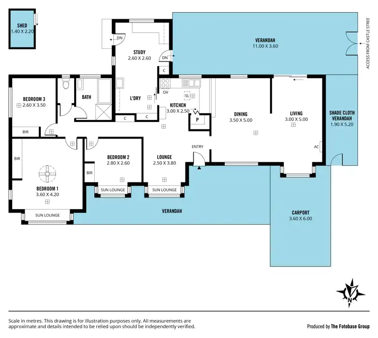 Floorplan of Homely house listing, 10 Hollins Street, Old Noarlunga SA 5168