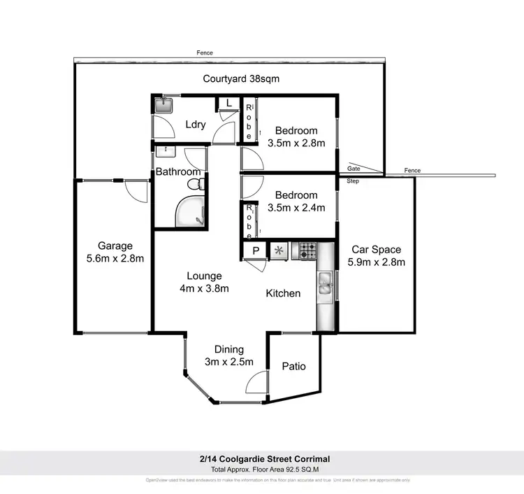 Floorplan of Homely villa listing, 2/14 Coolgardie Street, East Corrimal NSW 2518