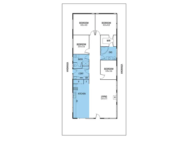 Floorplan of Homely rural property listing, 203 Galls Gap Road, Gooram VIC 3666