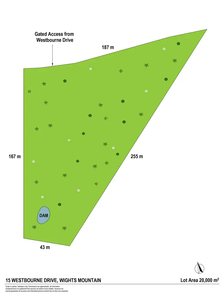 Floorplan of Homely land listing, 15 Westbourne Drive, Wights Mountain QLD 4520