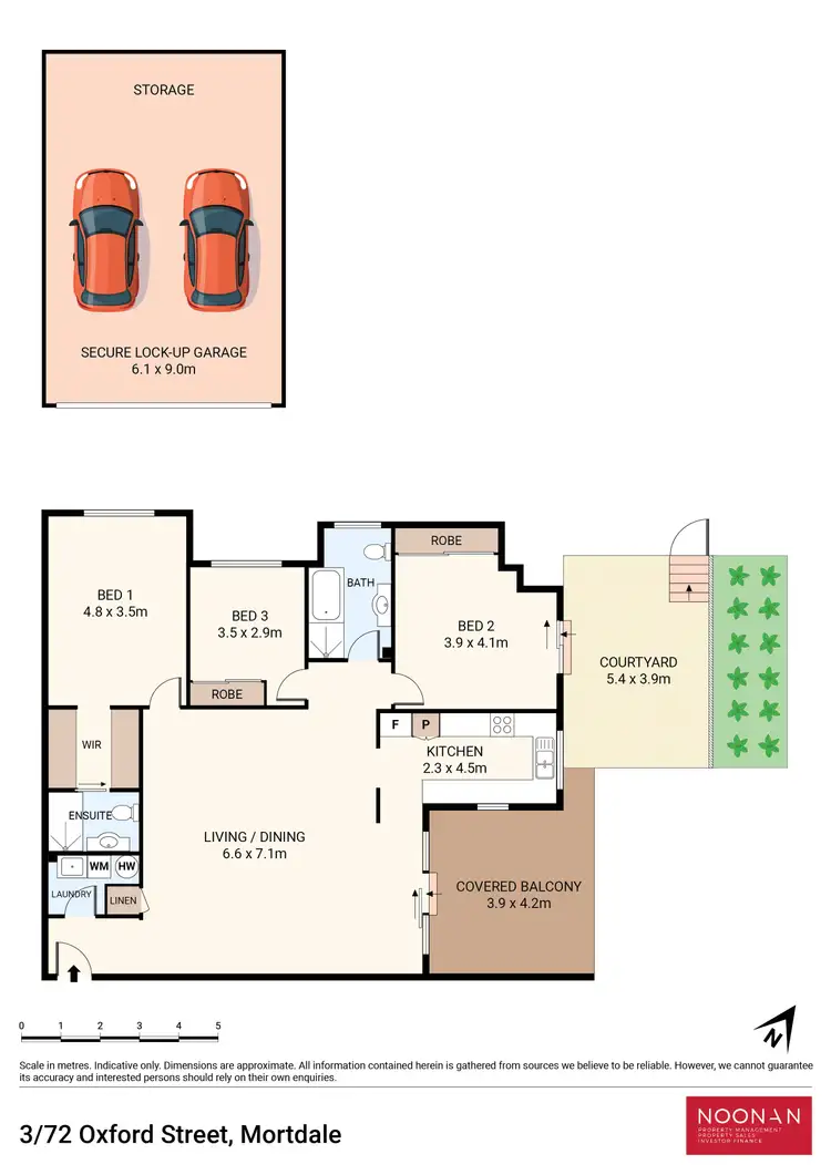 Floorplan of Homely unit listing, 3/72-76 Oxford Street, Mortdale NSW 2223