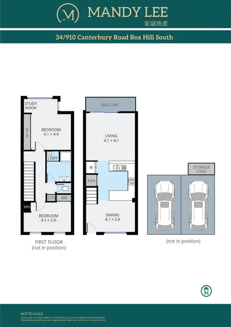Floorplan of Homely townhouse listing, 34/910 Canterbury Road, Box Hill South VIC 3128