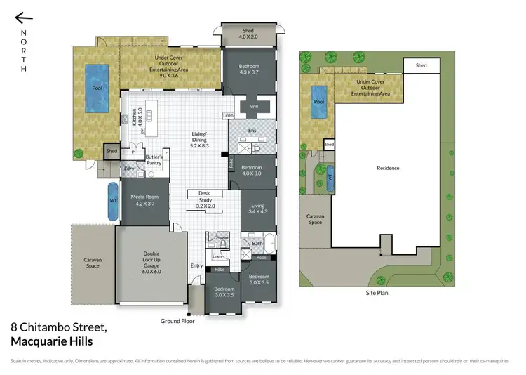 Floorplan of Homely house listing, 8 Chitambo Street, Macquarie Hills NSW 2285