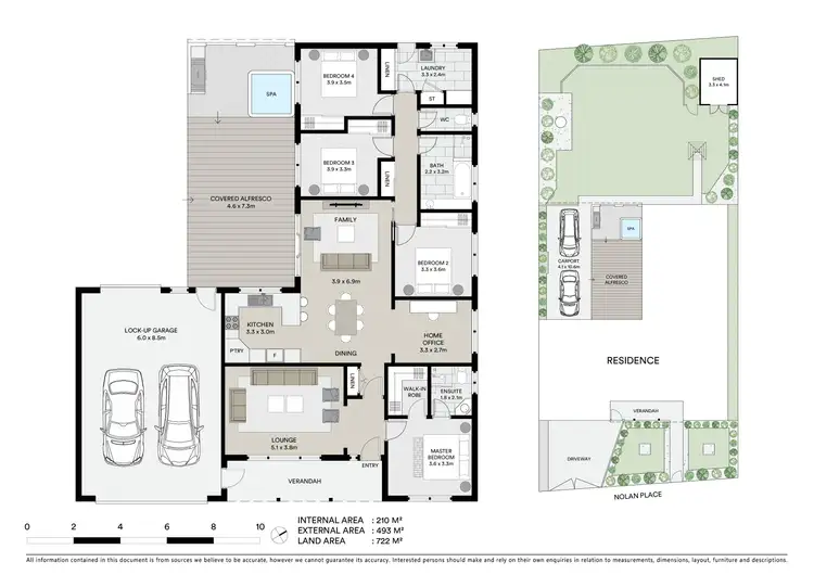 Floorplan of Homely house listing, 10 Nolan Place, Lovely Banks VIC 3213