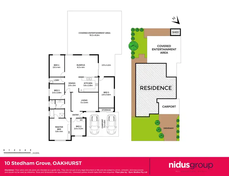 Floorplan of Homely house listing, 10 Stedham Grove, Oakhurst NSW 2761