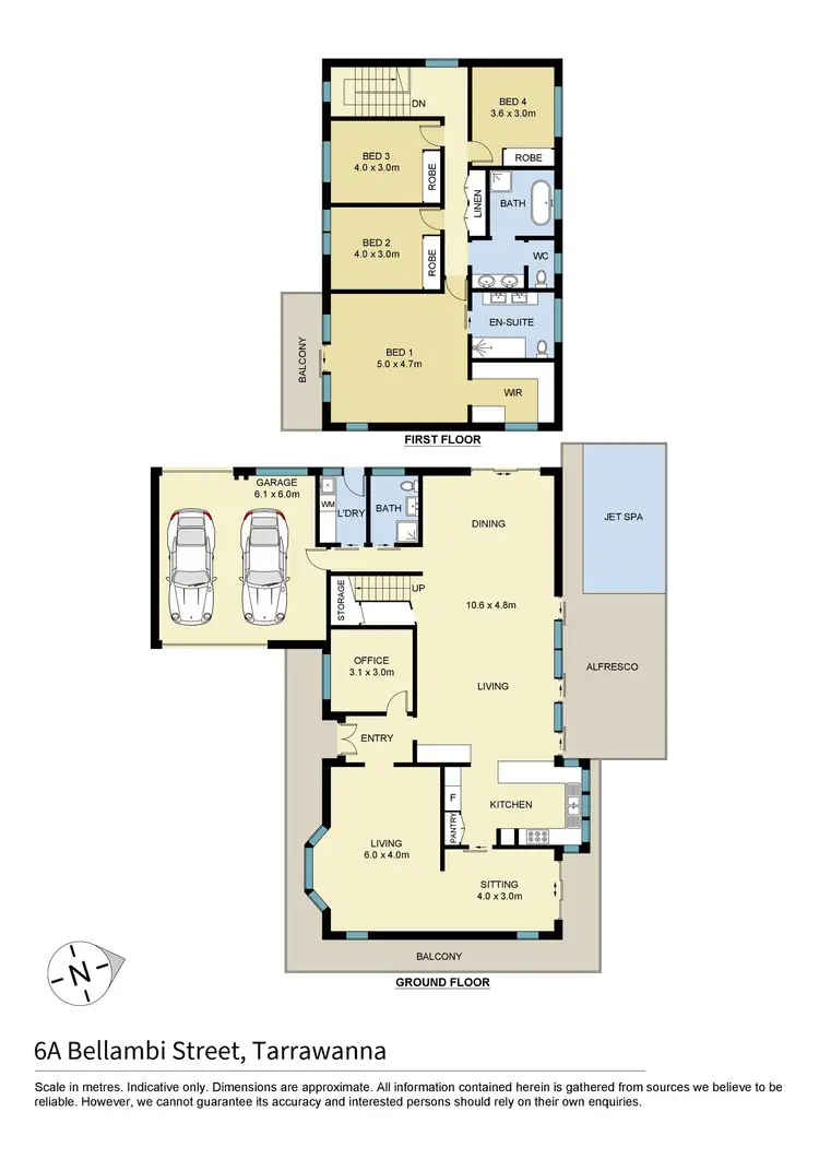 Floorplan of Homely house listing, 6A Bellambi Street, Tarrawanna NSW 2518