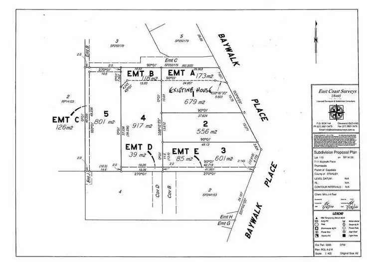 Floorplan of Homely land listing, 15 Baywalk Place, Thorneside QLD 4158