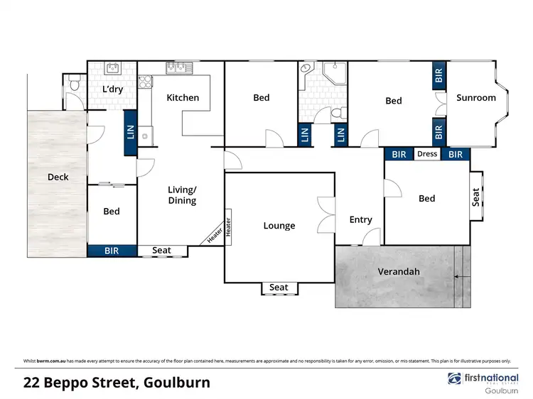 Floorplan of Homely house listing, 22 Beppo Street, Goulburn NSW 2580