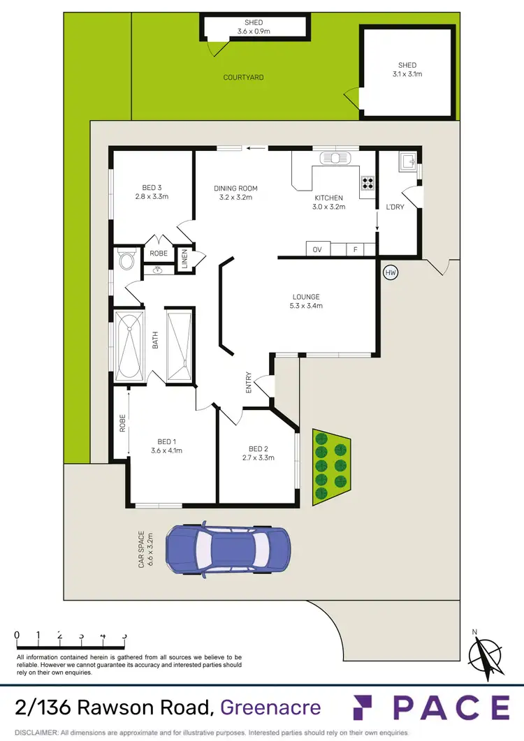 Floorplan of Homely house listing, 2/136 Rawson Road, Greenacre NSW 2190