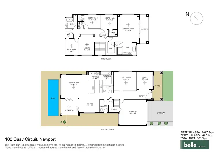 Floorplan of Homely house listing, 108 Quay Circuit, Newport QLD 4020