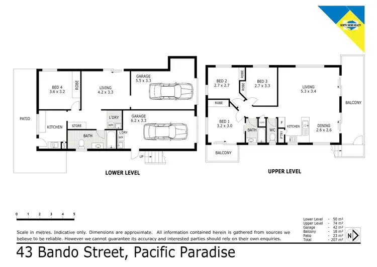 Floorplan of Homely house listing, 43 Bando Street, Pacific Paradise QLD 4564
