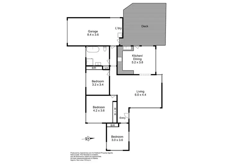 Floorplan of Homely house listing, 1 Niela Crescent, Miandetta TAS 7310