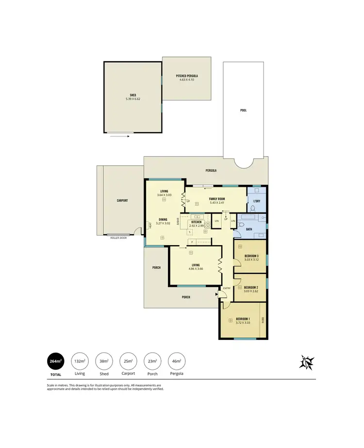 Floorplan of Homely house listing, 18 Lily Avenue, Campbelltown SA 5074