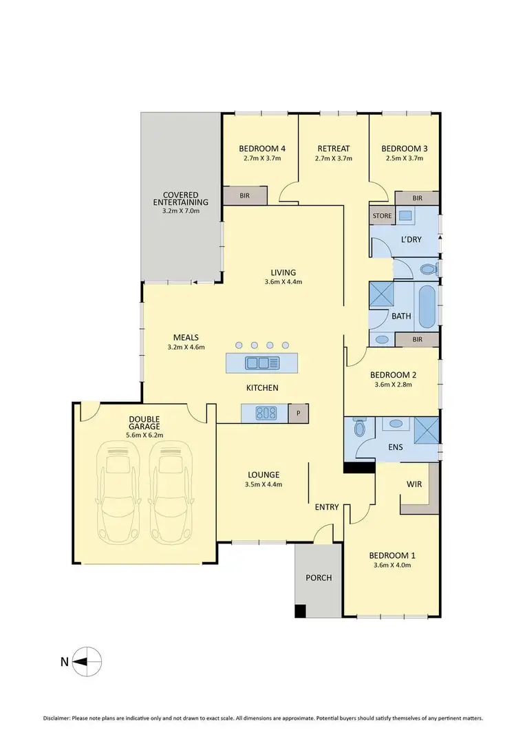 Floorplan of Homely house listing, 36 Gordon Boulevard, Gisborne VIC 3437