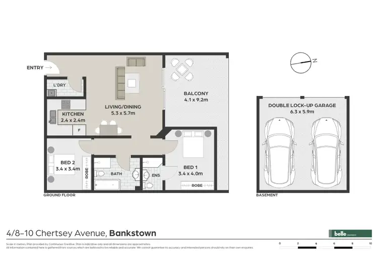 Floorplan of Homely apartment listing, 4/8-10 Chertsey Avenue, Bankstown NSW 2200