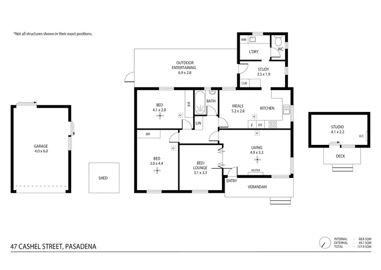 Floorplan of Homely house listing, 47 Cashel Street, Pasadena SA 5042