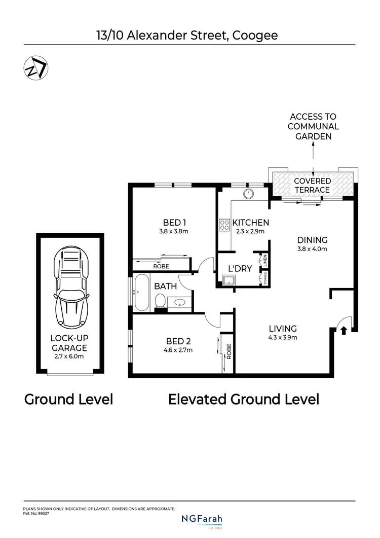Floorplan of Homely apartment listing, 13/10 Alexander Street, Coogee NSW 2034