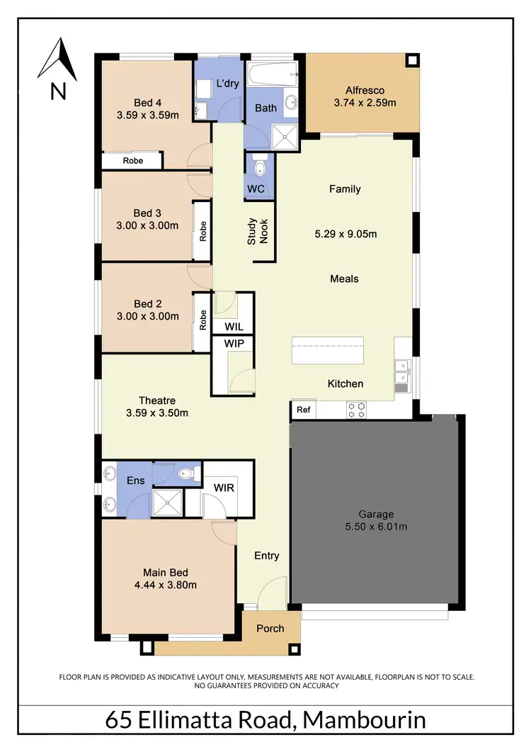Floorplan of Homely house listing, 65 Ellimatta Road, Mambourin VIC 3024