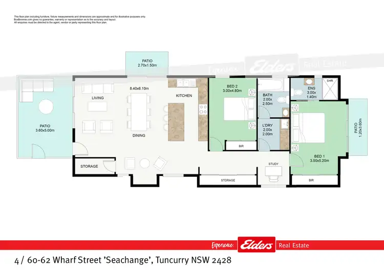 Floorplan of Homely unit listing, 4/60-62 Wharf Street, Tuncurry NSW 2428
