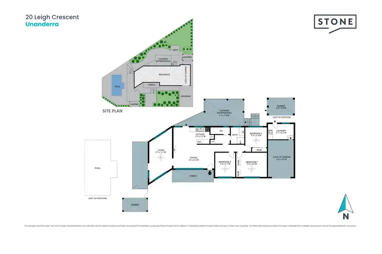 Floorplan of Homely house listing, 20 Leigh Crescent, Unanderra NSW 2526